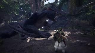 Monster Hunter World Iceborne Beta - Nargacuga Behavior