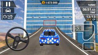 Smash Car Hit - American Car with Indian Registration Number - Impossible Sunts Driving Gameplay 3D