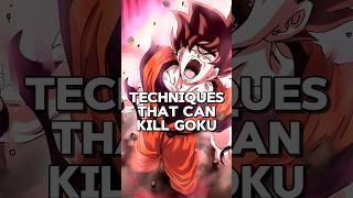 Goku ki Techniques jo use maar sakti.. #goku #vegeta #dbs #anime