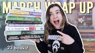 I read 23 books in March and found a few new five star reads  March Wrap Up 