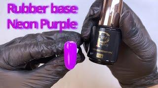 Rubber base neon purple Petra nehty