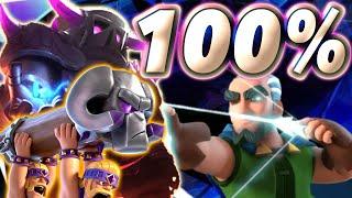 100% Win rate with Classic PEKKA BRIDGE SPAM -Clash Royale