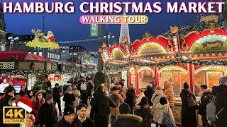 Hamburg Germany Christmas Market Walking Tour 2023 