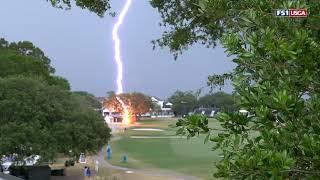 Lightning Strikes at the 2019 U.S. Womens Open