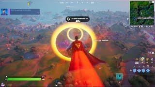 Glide Through Rings As Clark Kent  All 5 Rings Locations in Fortnite Superman Quests