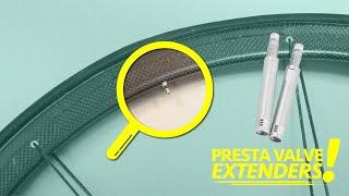 Presta Valve Extenders For Deep Wheels