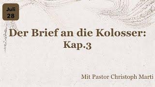 Gemeinsamer Gottesdienst - Predigt von Christoph Marti