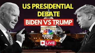 Trump Vs Biden Debate LIVE US Presidential Debate 2024  US Elections 2024  USA News LIVE  N18G