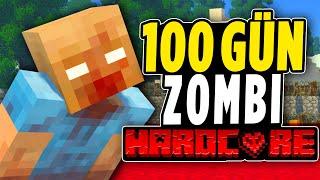 Zombi Kasırgasında Nasıl Hayatta Kaldım?  Minecraft 100 Gün Zombi Salgını Hardcore -  Bölüm 3