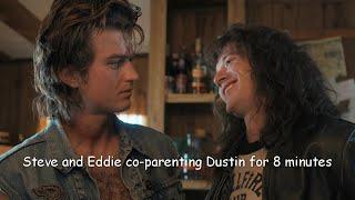 Steve Harrington and Eddie Munson co-parenting Dustin for 8 minutes REUPLOAD