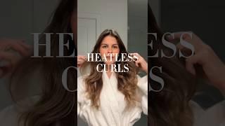 Slower heatless curls tutorial🩷 thank you for the love #hair #hairstyle #haircare #tutorial