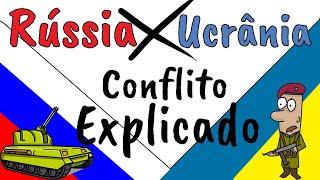 Ucrania x Russia  - Entenda o conflito desde os seus primórdios RESUMO