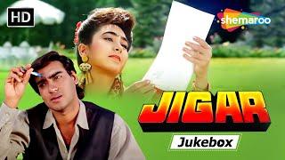 Jigar Movie Jukebox  Full Songs Video Jukebox  Ajay Devgn & Karishma Kapoor  90s Popular Songs