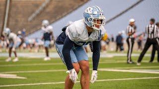 ALL ACCESS Defensive Back Drills  UNC Football Open Practice