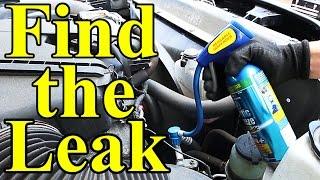 How to Find AC Leaks in Your Car UV Dye