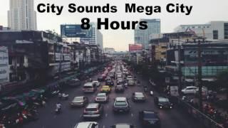 City Sounds - Mega City - Traffic Horns People Ambience