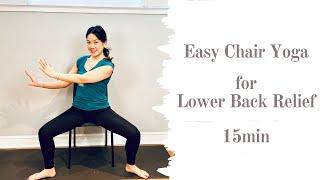 Chair Yoga Lower Back Relief