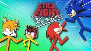 Charmy Plays Stick Fight Ft. Tails and Sonic Pals Emerald Masters & Gotta Go Fast