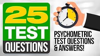 PSYCHOMETRIC TEST VERBAL REASONING TEST PRACTICE QUESTIONS & ANSWERS