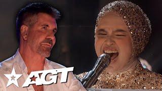 Blind Singer & Simon Cowell’s GOLDEN BUZZER Winner Putri Ariani Returns on America’s Got Talent