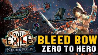 Bleed Bow Gladiator - From Zero to Hero - SSF Journey  Part 2  Path of Exile 3.24