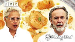 Marcus Wareings Pan-Fried Scallops With Cauliflower Veloute  MasterChef UK