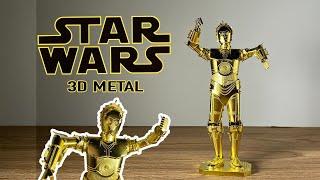 DIY 3D Miniature Metal Puzzle Star Wars C-3PO