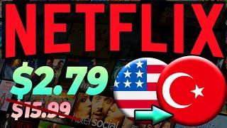 Netflix the Cheapest Subscription  Almost Free Netflix with Turkey VPN 2022