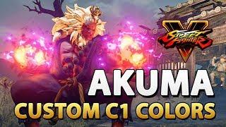 Custom Akuma Colors C1 - Street Fighter V Mod