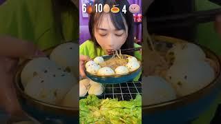 Eating Challenge  6 chicken leg piece 10 eggs 4 mochi   #asmr #food #funny #eating #shorts