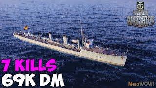 World of WarShips  Phra Ruang  7 KILLS  69K Damage - Replay Gameplay 4K 60 fps
