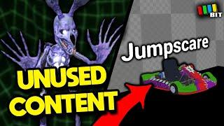 FNAF RUIN Unused Maps Characters & MORE  LOST BITS TetraBitGaming