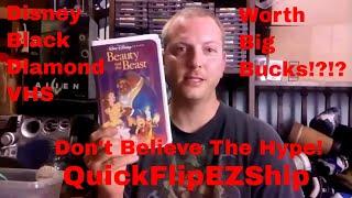 eBay Selling Beauty And The Beast Disney Black Diamond VHS Worth Thousands?