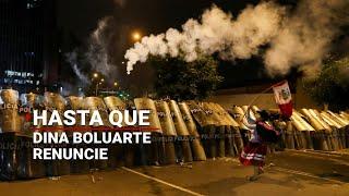 Hasta que Dina Boluarte abandone el poder arde Perú por protestas