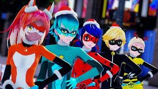 【MMD Miraculous】We Wish You A Merry Christmas【60fps】