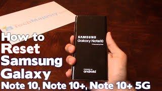 Reset Samsung Galaxy Note 10 Note 10+ & Note 10+ 5G - Hard Reset & Soft Reset Factory Settings