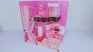 Cara Membuat Rumah Barbie Cantik dari Kardus #2