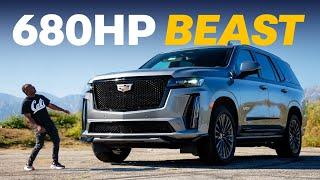 NEW Cadillac Escalade V 680hp Beast TRACK Tested  4K