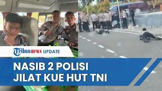 Nasib 2 Oknum Polisi yang Jilat Kue Ulang Tahun TNI Dihukum Merayap dan Berakhir Dipecat