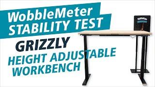 Grizzly Electric Height Adjustable Workbench Stability Test