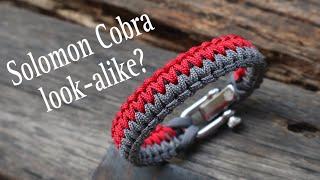 HOW TO MAKE MODIFIED TWO FACED SOLOMON PARACORD BRACELET EASY PARACORD TUTORIAL.