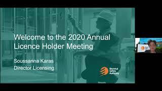 2020 Virtual Licence Holder Meeting