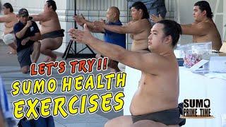 SUMMER WORKOUT WITH SUMO WRESTLERS