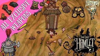 Dont Starve Hamlet Guide All Exclusive Weapons