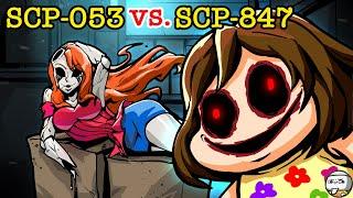 Young Girl SCP-053 vs. SCP-847 The Mannequin SCP Animation