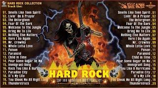 Hard Rock Best Hits ⏩ Top 100 Heavy Metal Rock Playlist ⏯ Nirvana Bon Jovi Metallica Iron Maiden