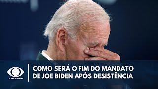 Entenda como será o fim do mandato de Biden após desistência  Band Jornalismo