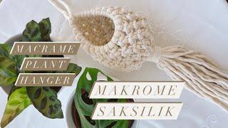 Macrame Plant Hanger - Makrome Saksılık