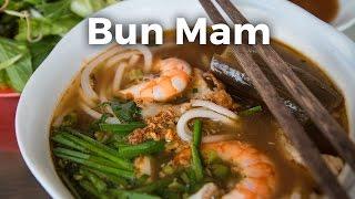 Bun Mam Vietnamese Seafood Noodles in Saigon Vietnam