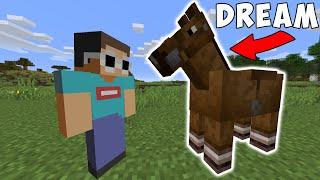 Minecraft But My Friend Is A Horse...